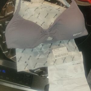 DFYNE Impact Strappy Bra in Graphite